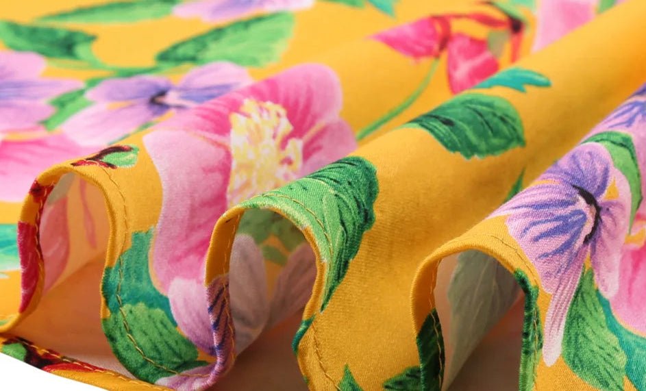 Jupe Midi Vintage Femme Orange - Louise Vintage