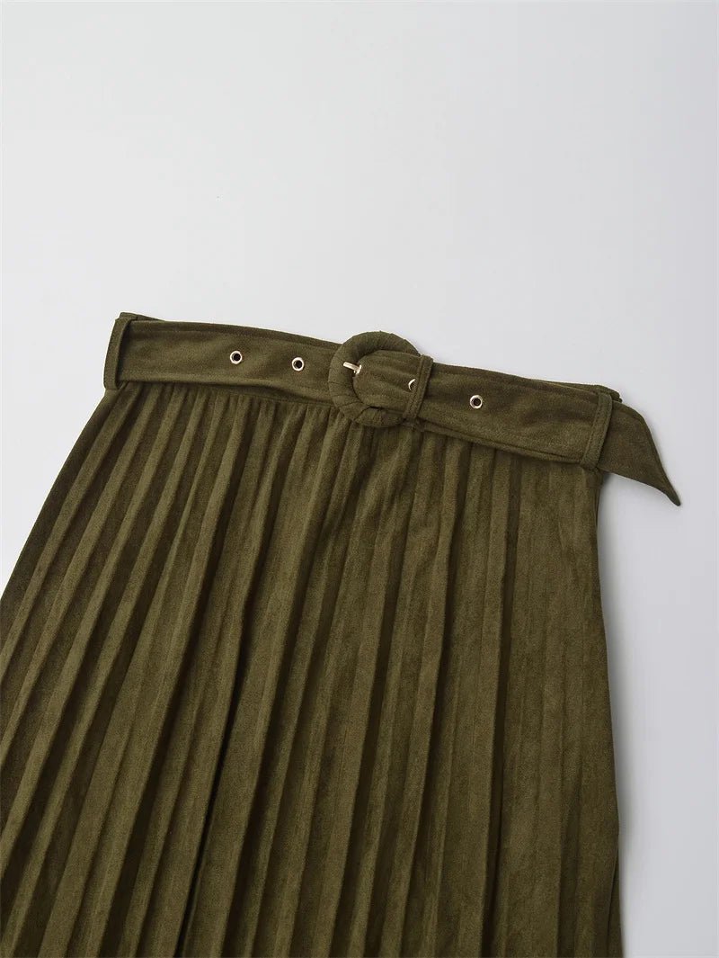 Jupe Plissée Longue Vintage - Louise Vintage