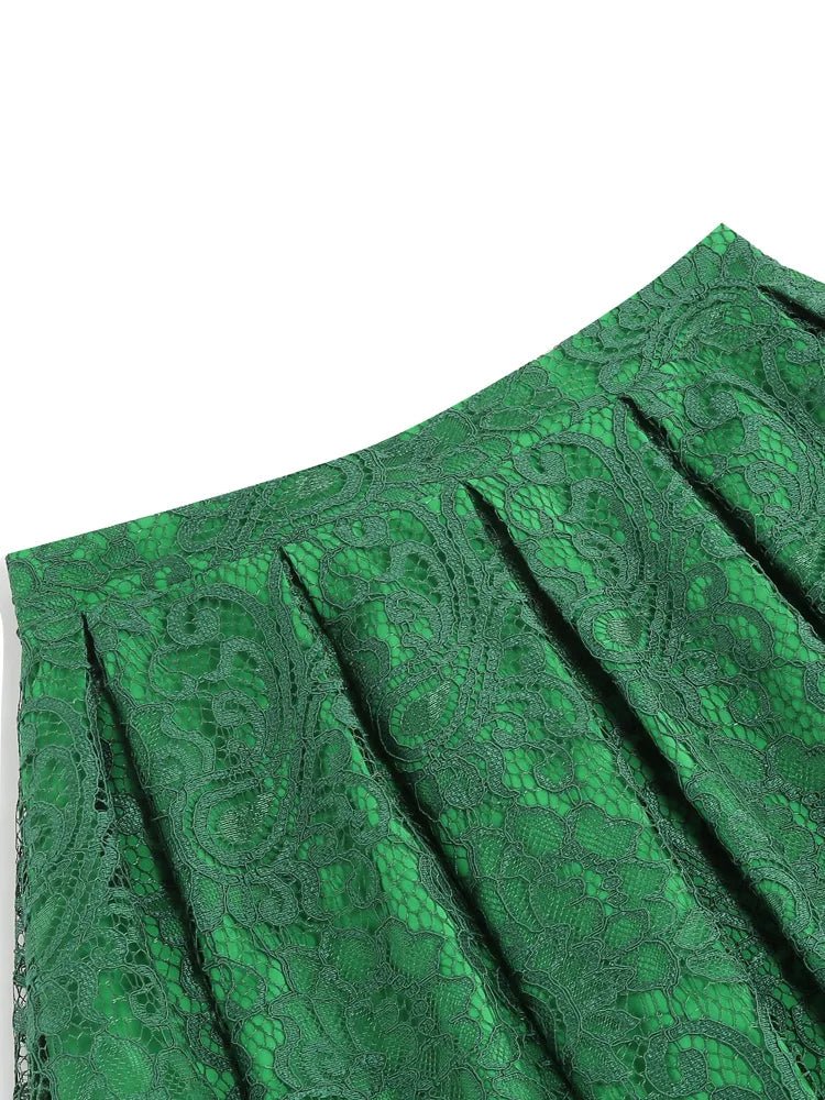 Jupe Verte Vintage - Louise Vintage