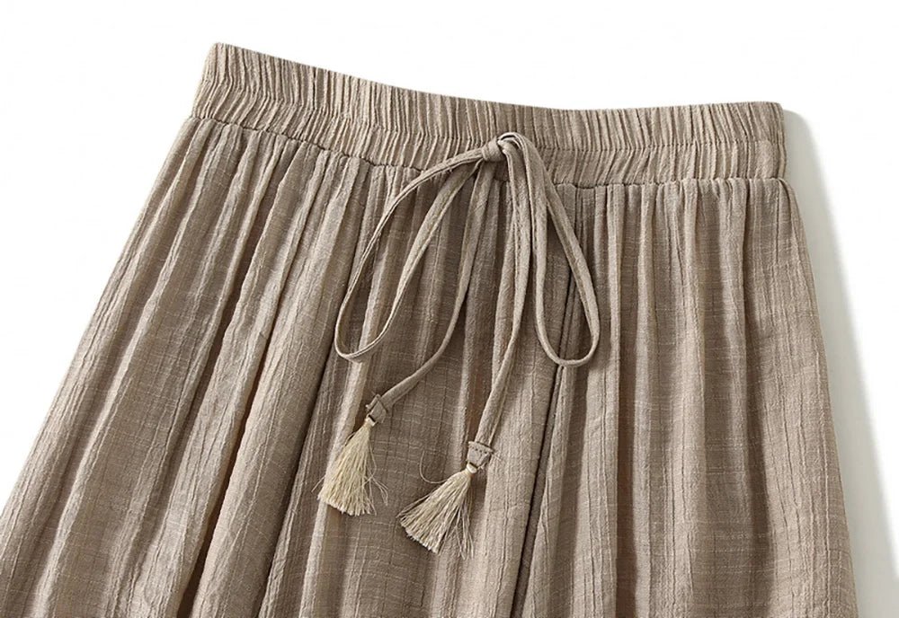 Jupe Vintage Bohême Kaki - Louise Vintage