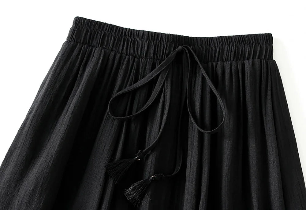 Jupe Vintage Bohême Noir - Louise Vintage