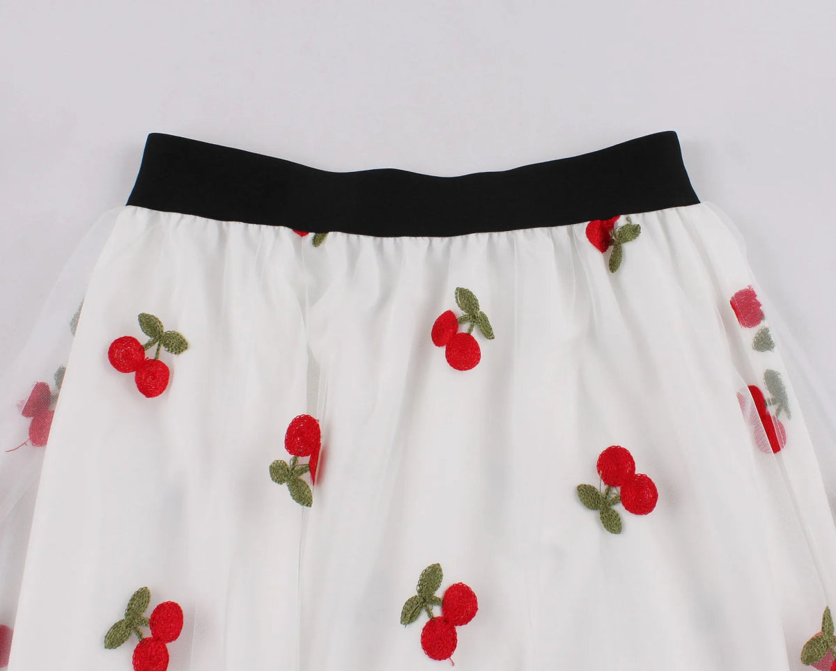 Jupe Vintage Cerise - Louise Vintage