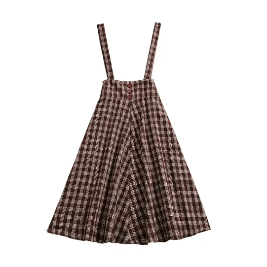 Jupe Vintage Dentelle Grande Taille Bleu - Louise Vintage