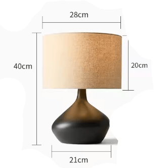 Lampe de Chevet Vintage Noire - Louise Vintage