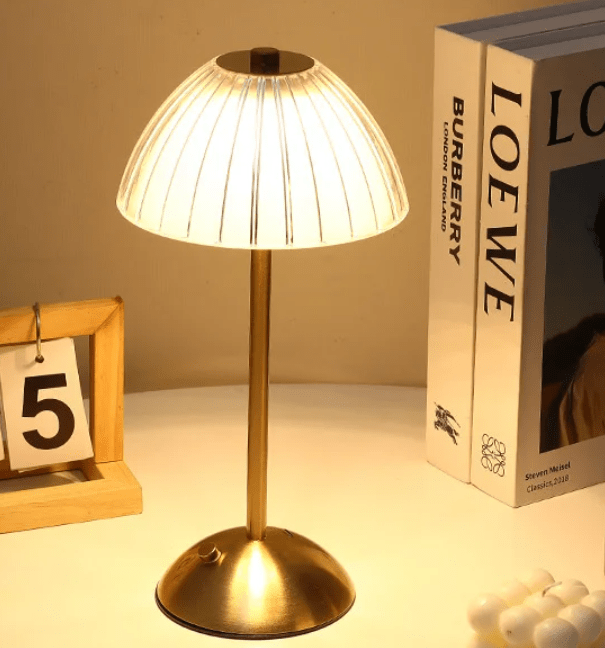 Lampe de Chevet Vintage USB Transparente - Louise Vintage