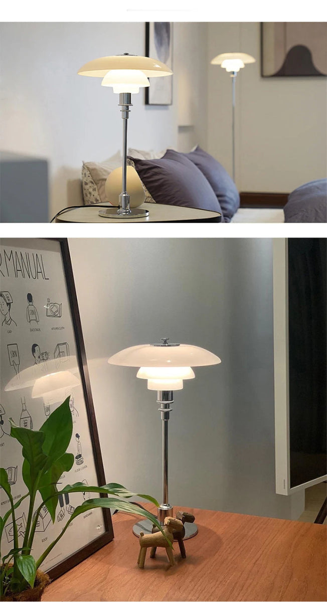 Lampe Industrielle Vintage Argent - Louise Vintage