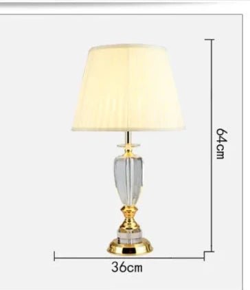 Lampe Pied Cristal Vintage - Louise Vintage