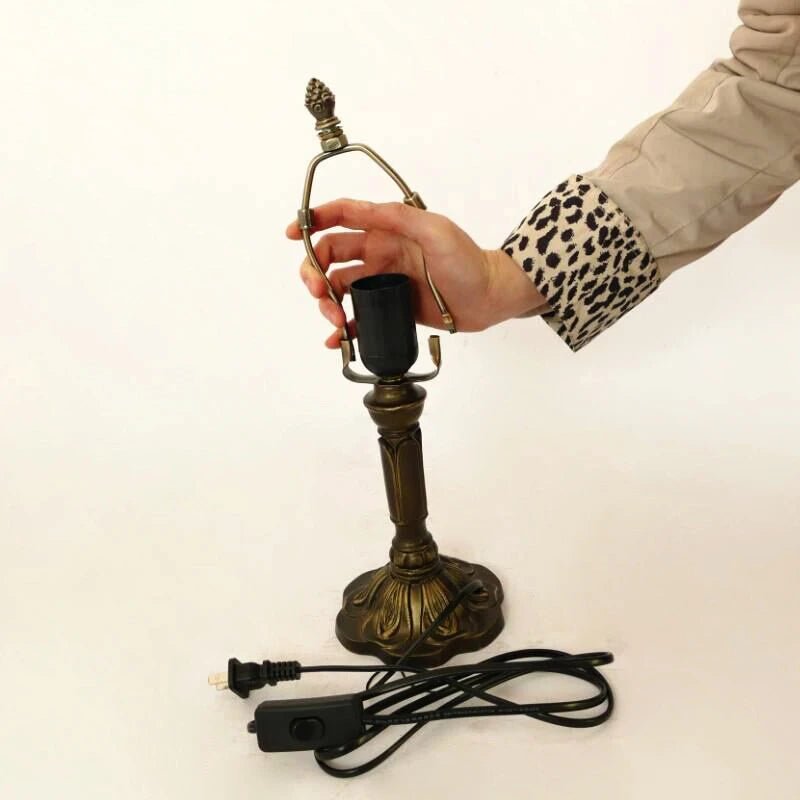 Lampe Tiffany Vintage Gris - Louise Vintage