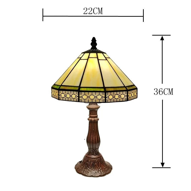 Lampe Verre Vintage Design Vert - Louise Vintage