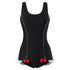 Maillot de Bain 1 Pièce Femme Vintage Noir - Louise Vintage