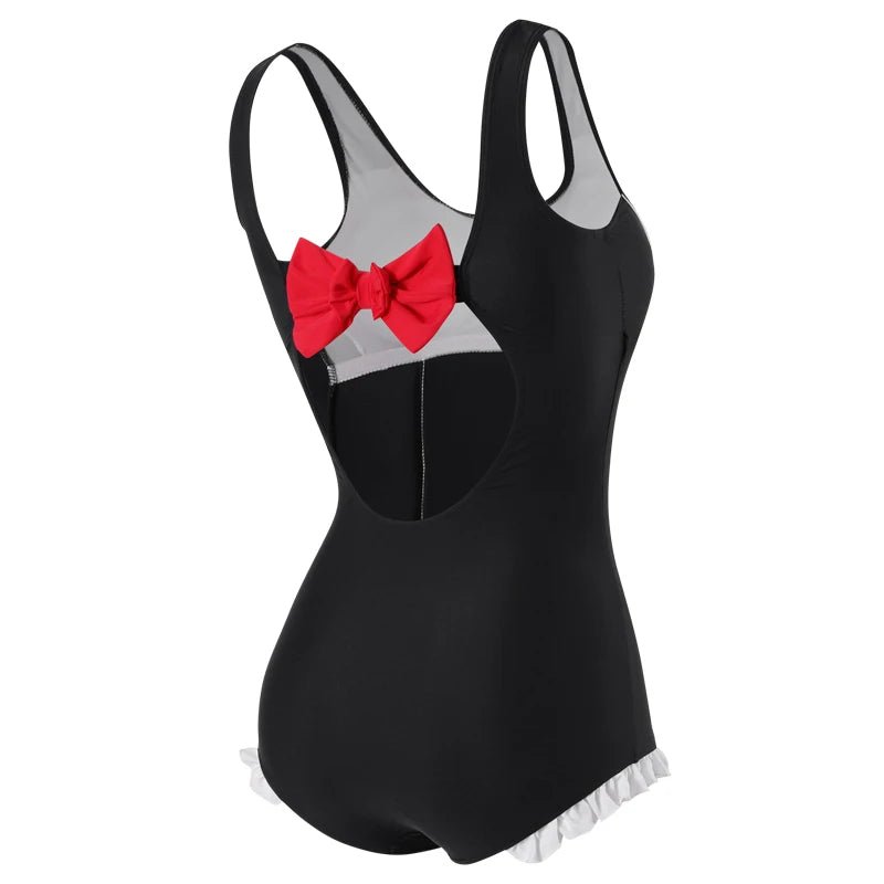 Maillot de Bain 1 Pièce Femme Vintage Noir - Louise Vintage