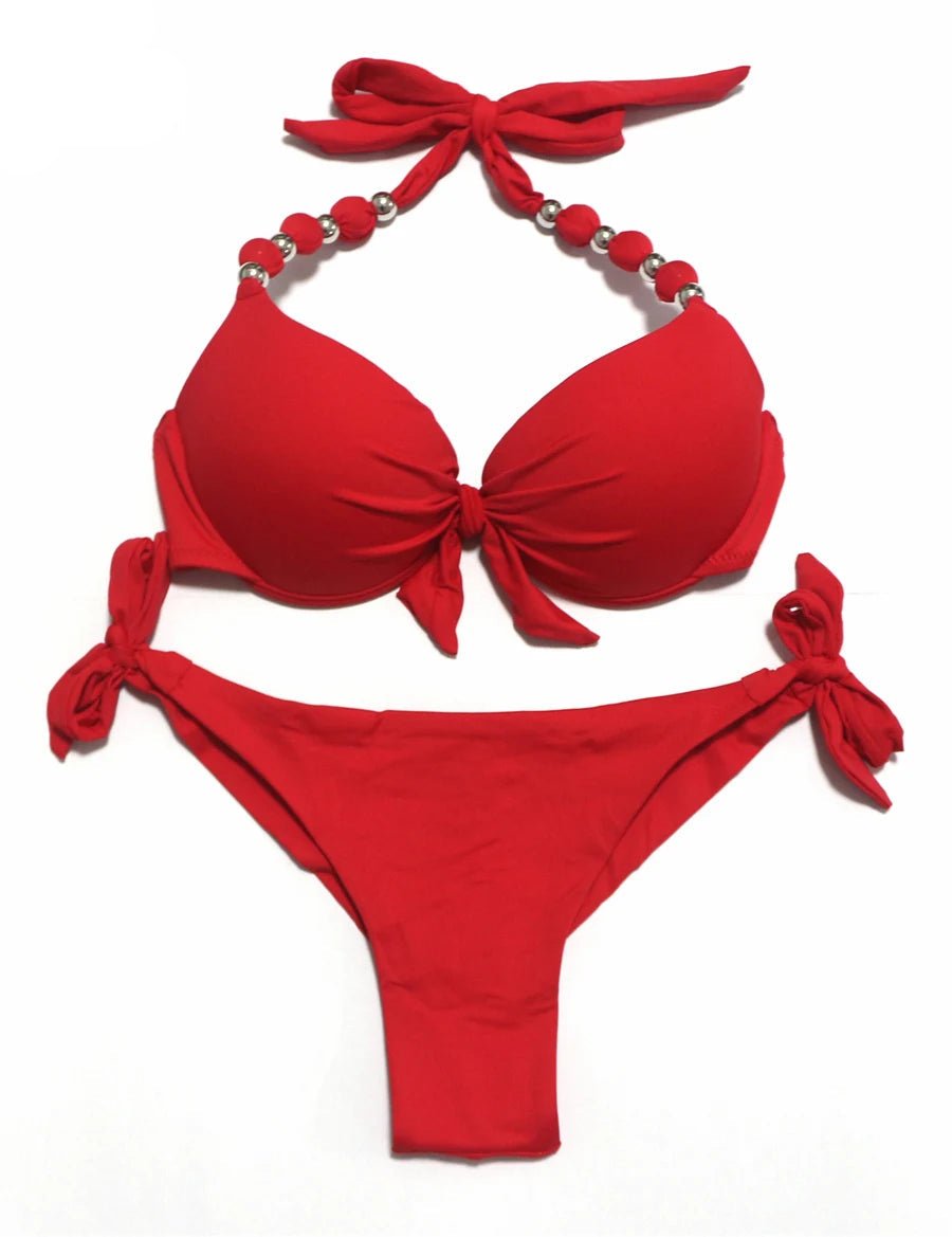 Maillot de Bain Année 60 Vintage Rouge - Louise Vintage