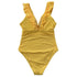 Maillot de Bain Femme 1 Piece Vintage Jaune - Louise Vintage