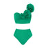 Maillot de Bain Ligne Vintage Vert - Louise Vintage