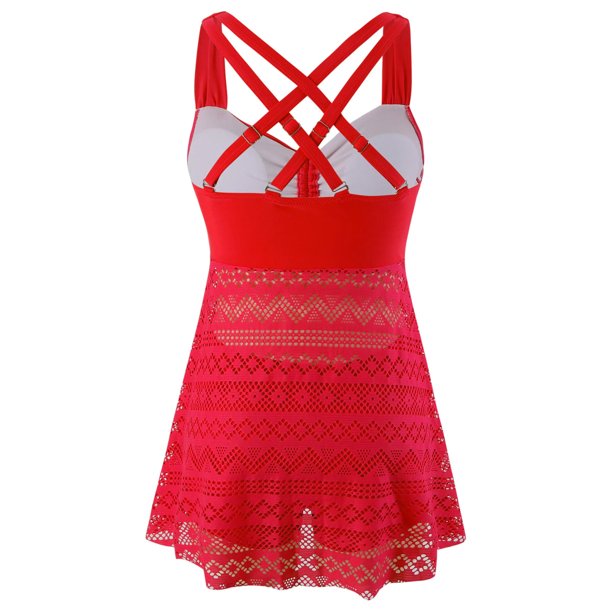 Maillot de Bain Sexy 1 Piece Vintage Rouge - Louise Vintage