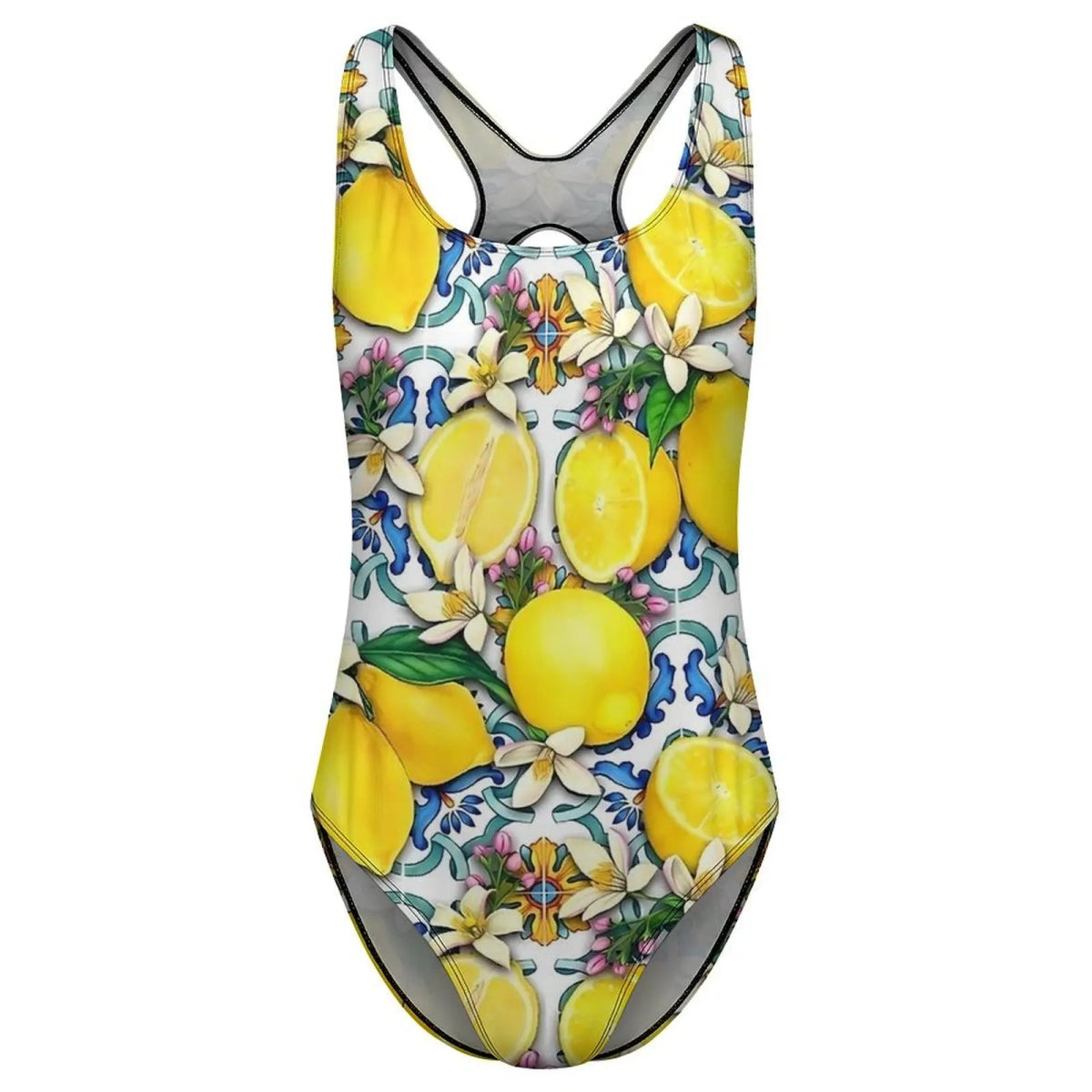 Maillot de Bain Vintage Motif Citron - Louise Vintage