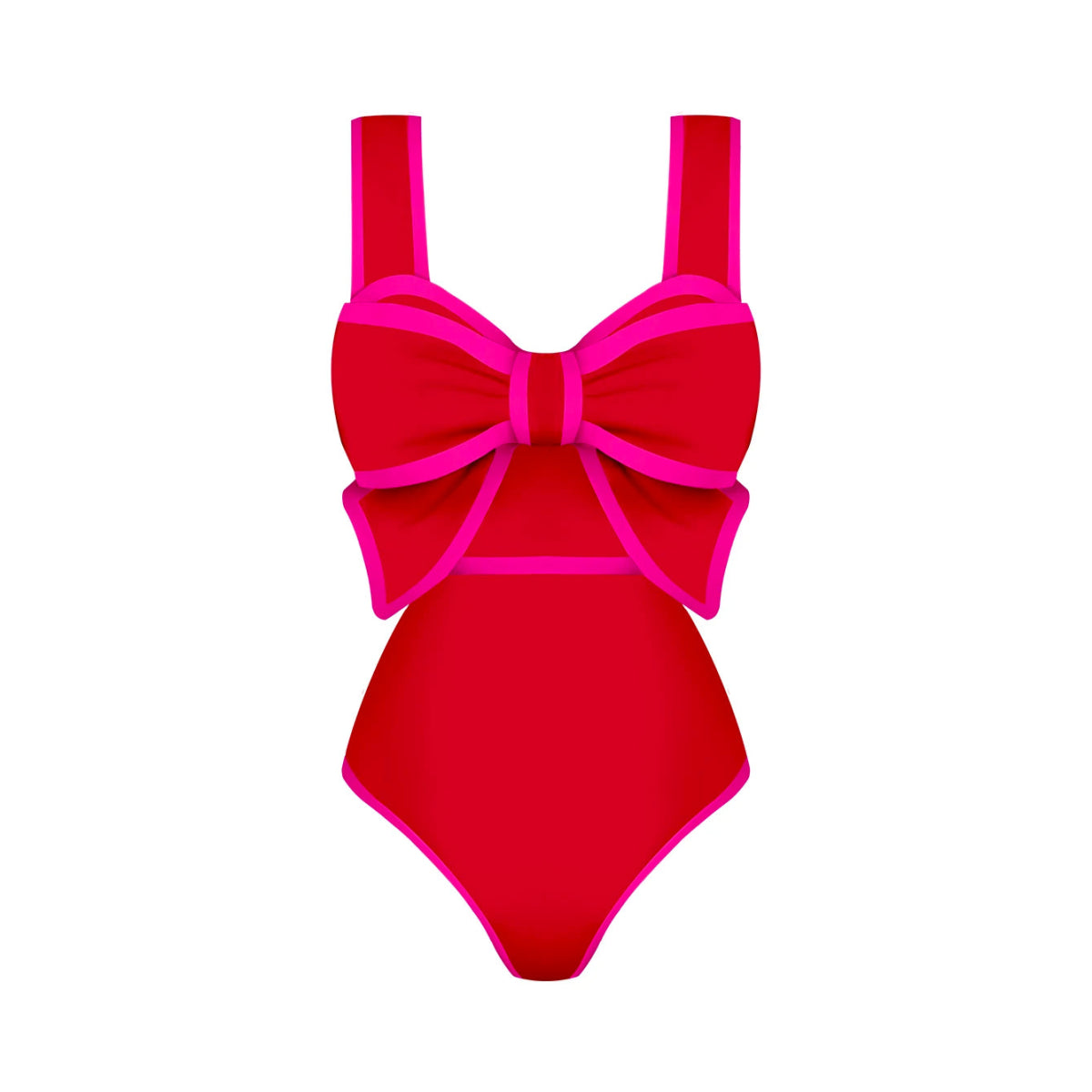 Maillot de Bain Vintage Push Up Pois Rouge - Louise Vintage
