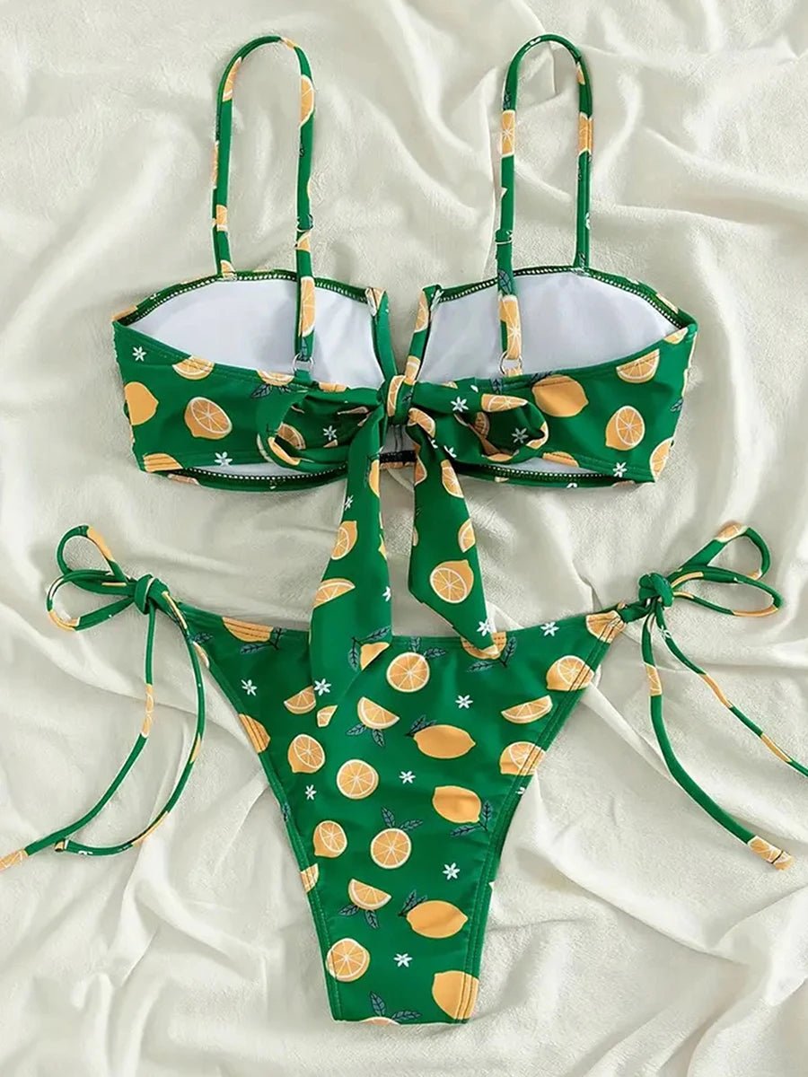 Maillot de Bain Vintage Retro Citron - Louise Vintage
