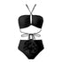 Maillot de bain Vintage taille haute noir - Louise Vintage