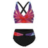 Maillot de Bain Vintage Volant Fleurs Marine - Louise Vintage