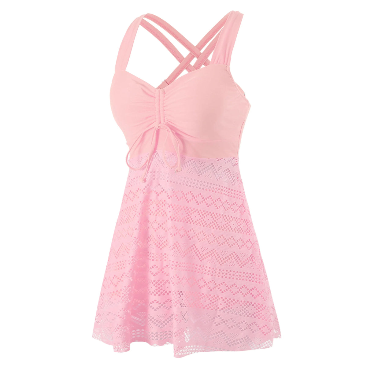 Maillot de Bain Vintage Volant Orange Fleurs - Louise Vintage