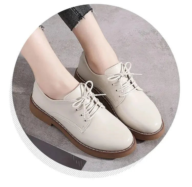 Mocassins Vintage Femme Ivoire - Louise Vintage