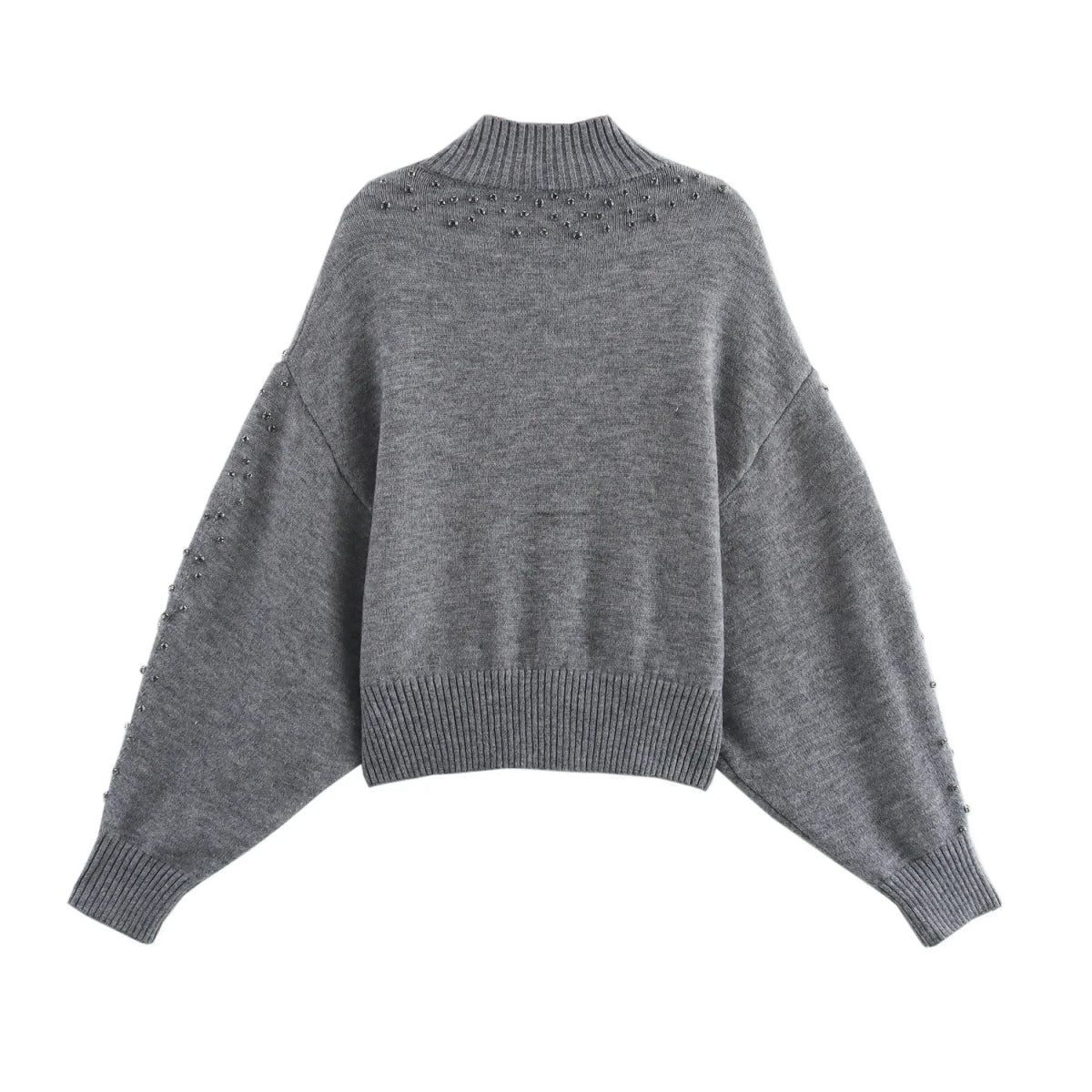 Pull Oversize Vintage Gris - Louise Vintage