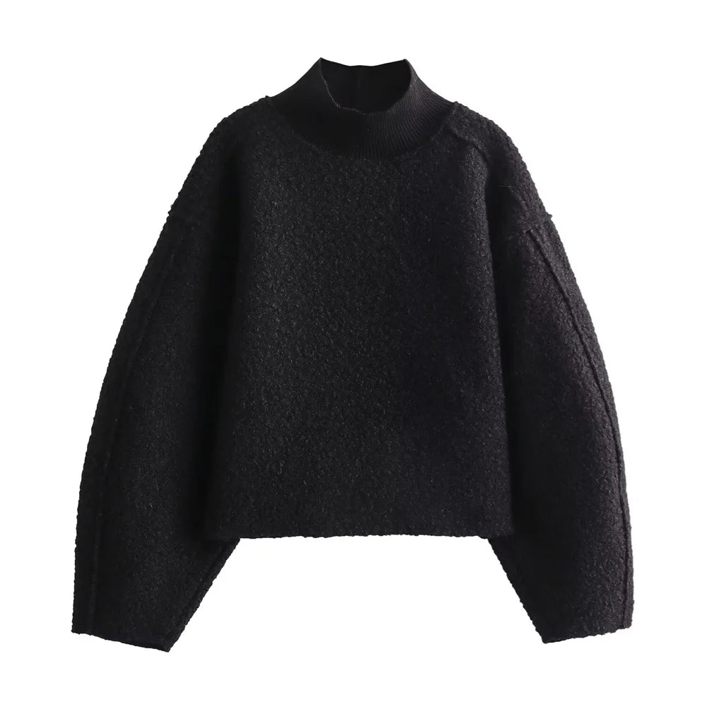 Pull Oversize Vintage Noir - Louise Vintage