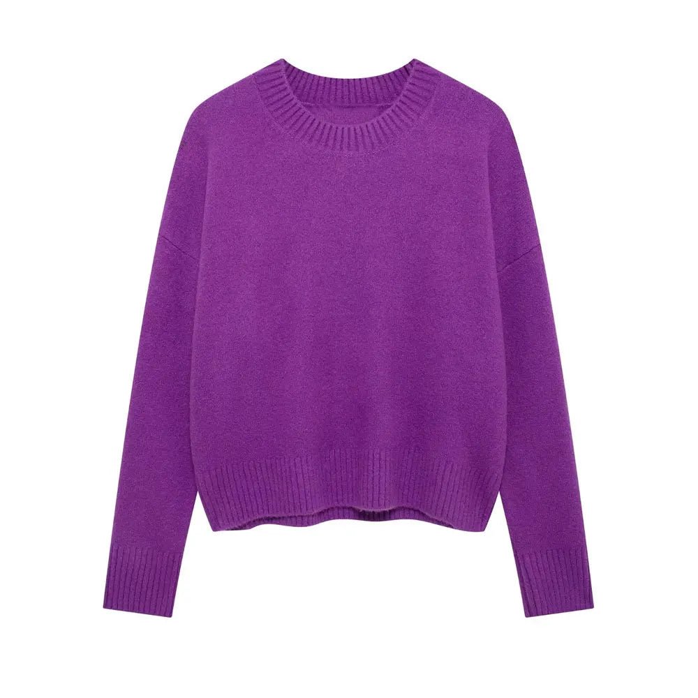 Pull Oversize Vintage Parme - Louise Vintage