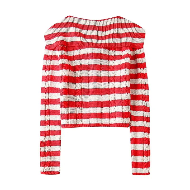 Pull Pecheur Bouton Vintage Femme - Louise Vintage