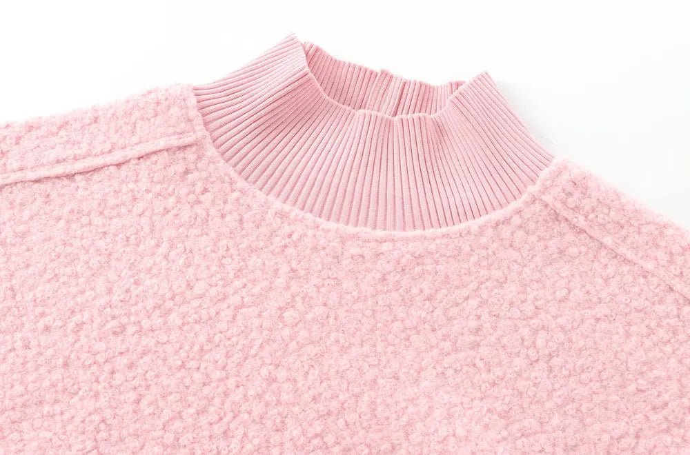 Pull Rose Vintage Manches Longues - Louise Vintage