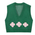 Pull Sans Manche Vintage Vert - Louise Vintage