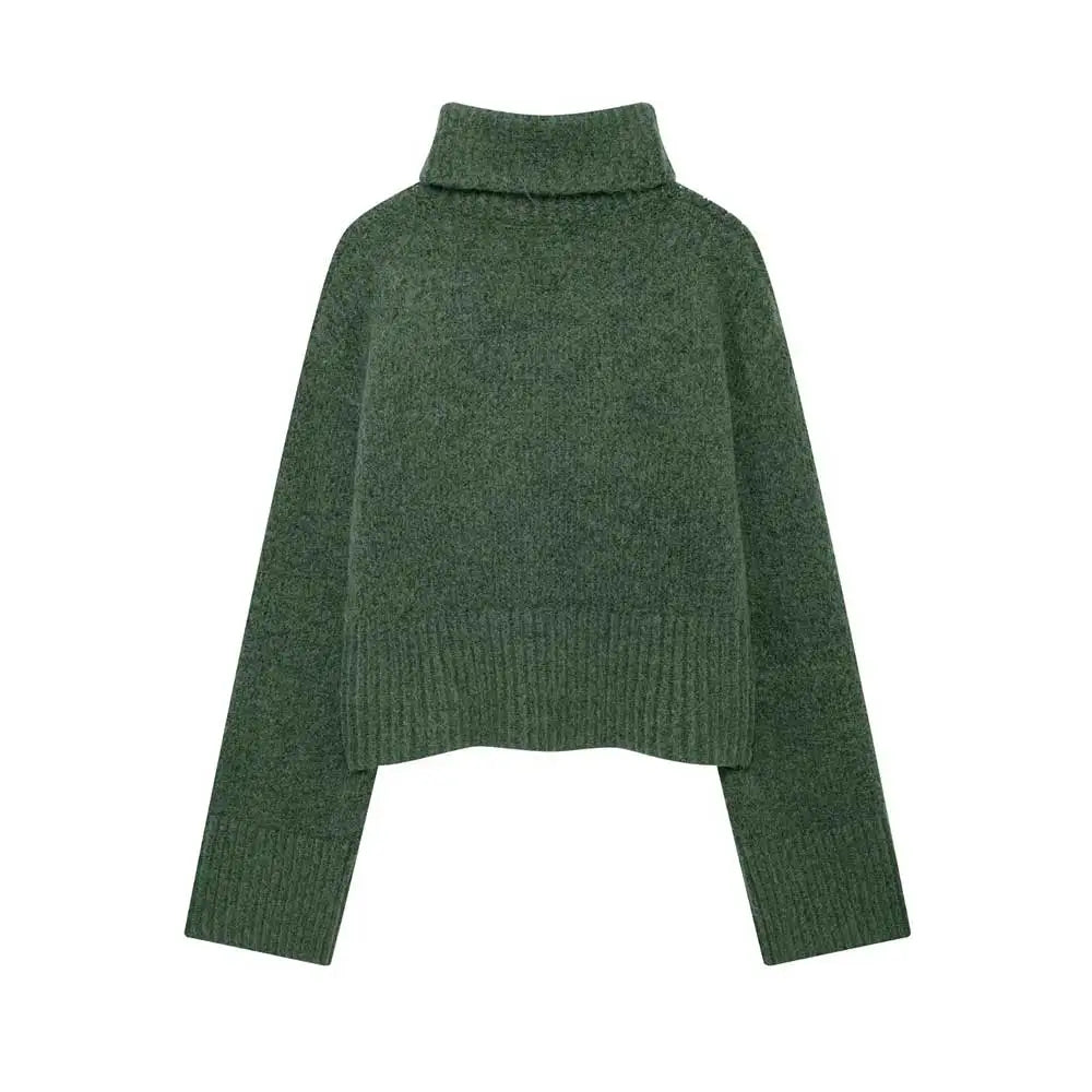 Pull Tricoté Vintage Vert - Louise Vintage