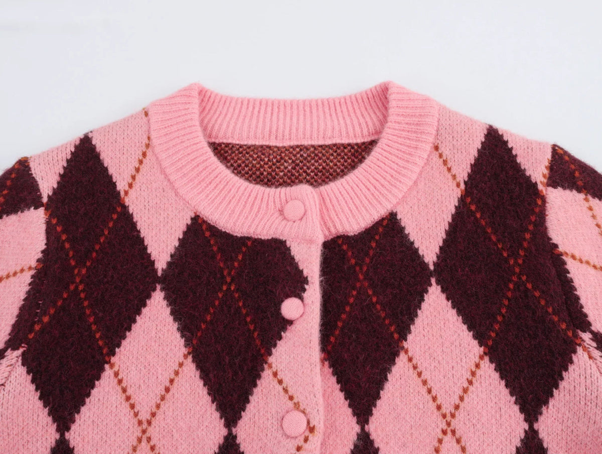 Pull Vintage Damier - Louise Vintage