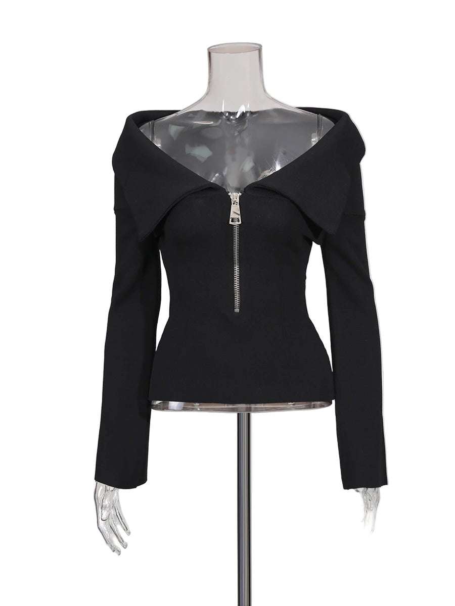 Pull Vintage Fermeture Eclair - Louise Vintage