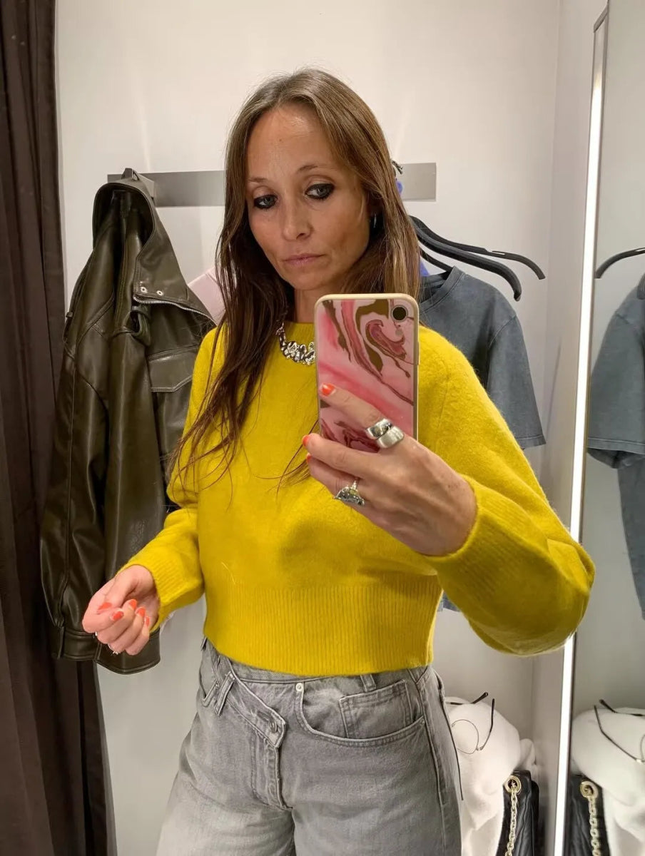 Pull Vintage Jaune - Louise Vintage