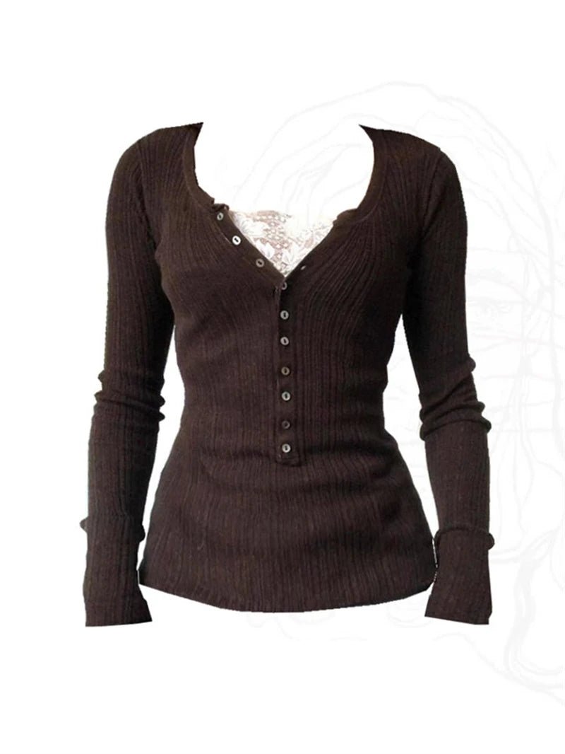 Pull Vintage Marron - Louise Vintage