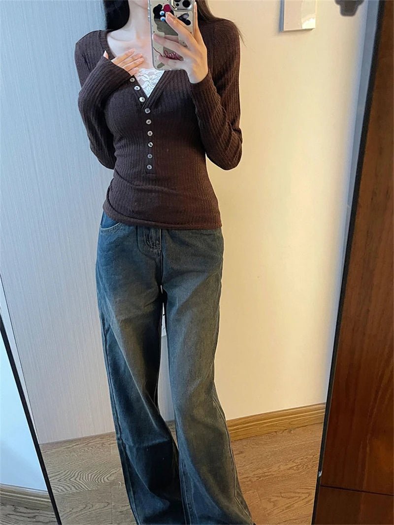 Pull Vintage Marron - Louise Vintage