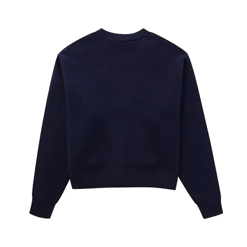 Pull Vintage Outfit Marine - Louise Vintage