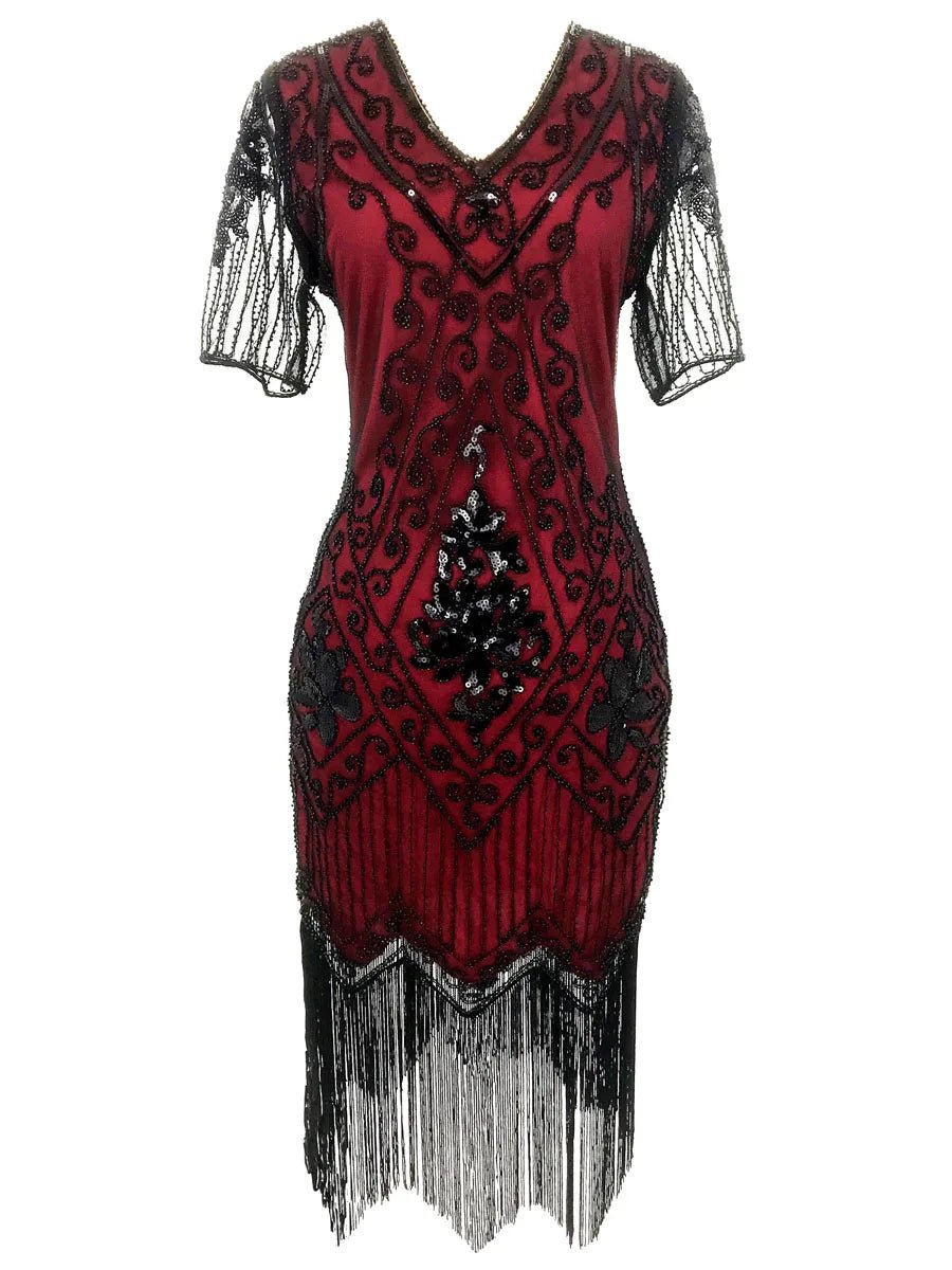 Robe à Franges Années 20 Chic - Louise Vintage
