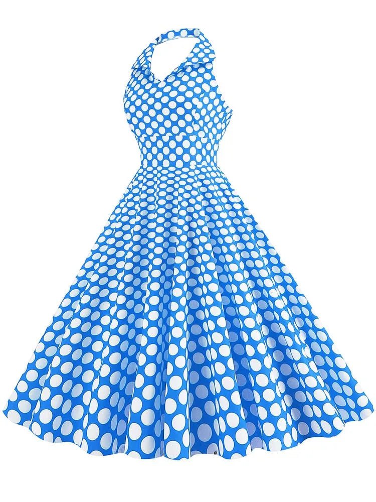 Robe à Pois Année 50 pas Cher - Louise Vintage