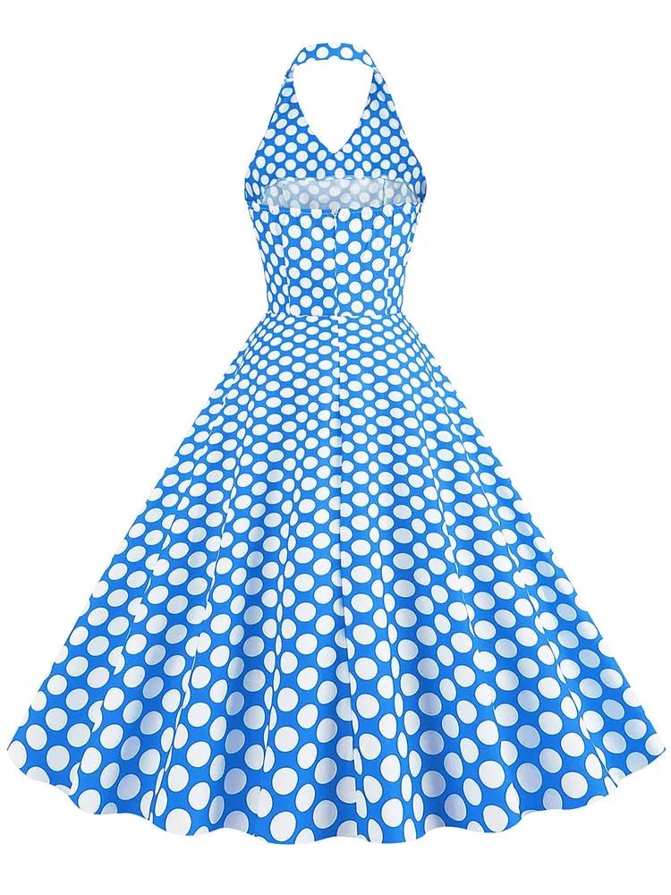 Robe à Pois Année 50 pas Cher - Louise Vintage