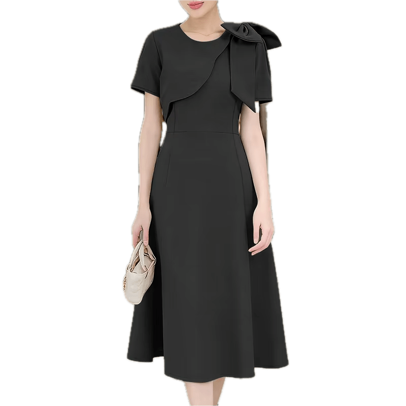 Robe Année 40 45 Noir - Louise Vintage
