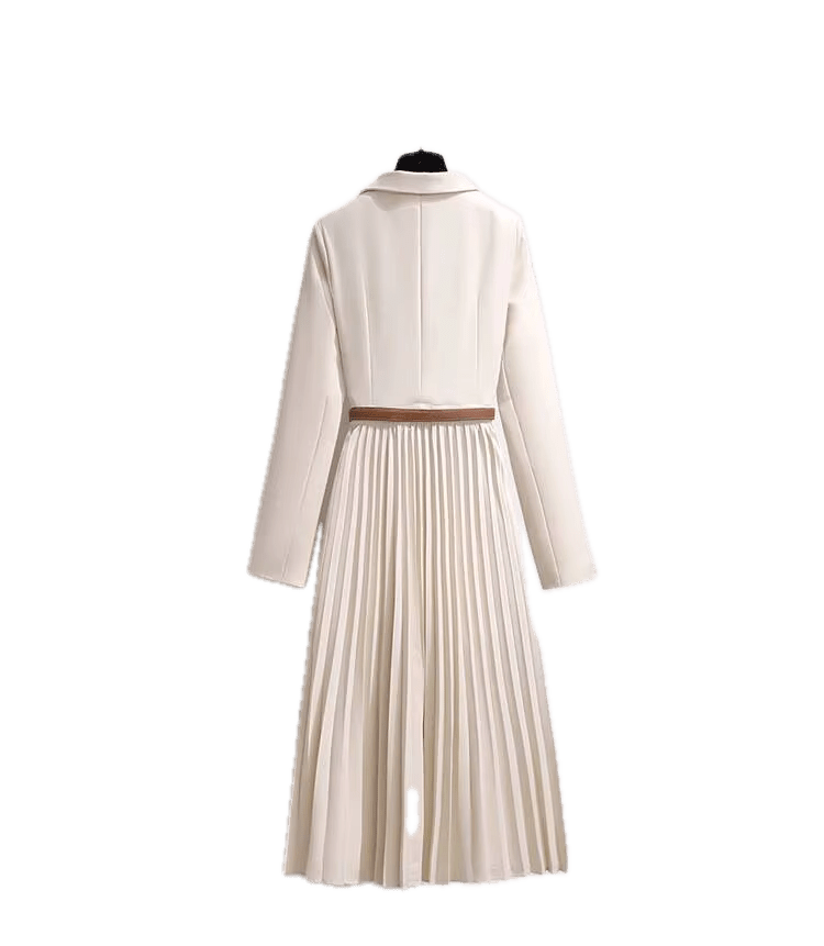 Robe Année 40 50 Classique Blanc - Louise Vintage