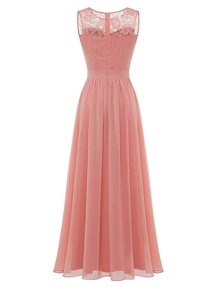 Robe Année 40 50 Classique Rose - Louise Vintage