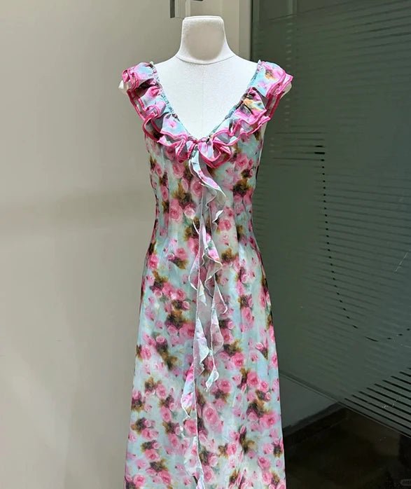 Robe Année 40 Champetre - Louise Vintage