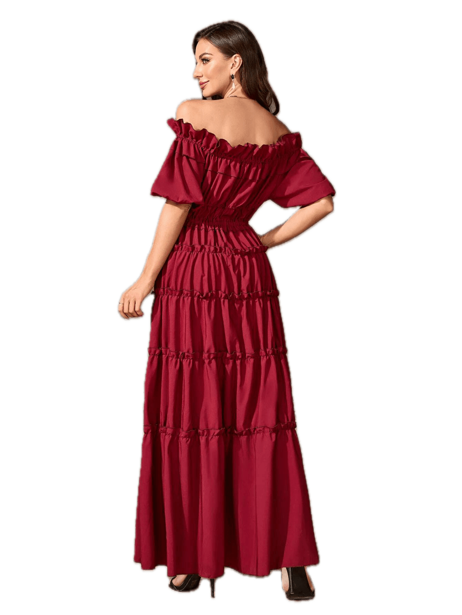 Robe Année 40 Rouge - Louise Vintage