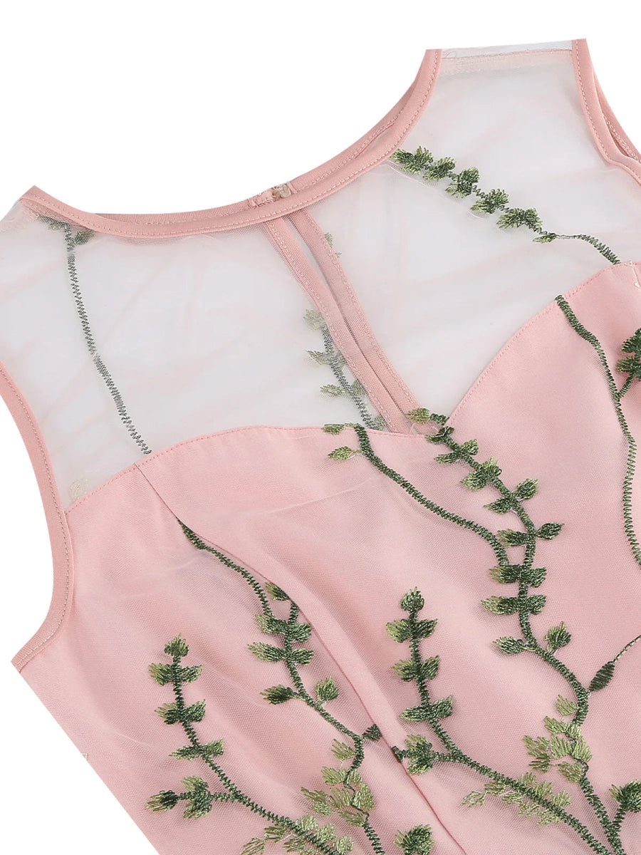 Robe Année 50 Fleurie - Louise Vintage