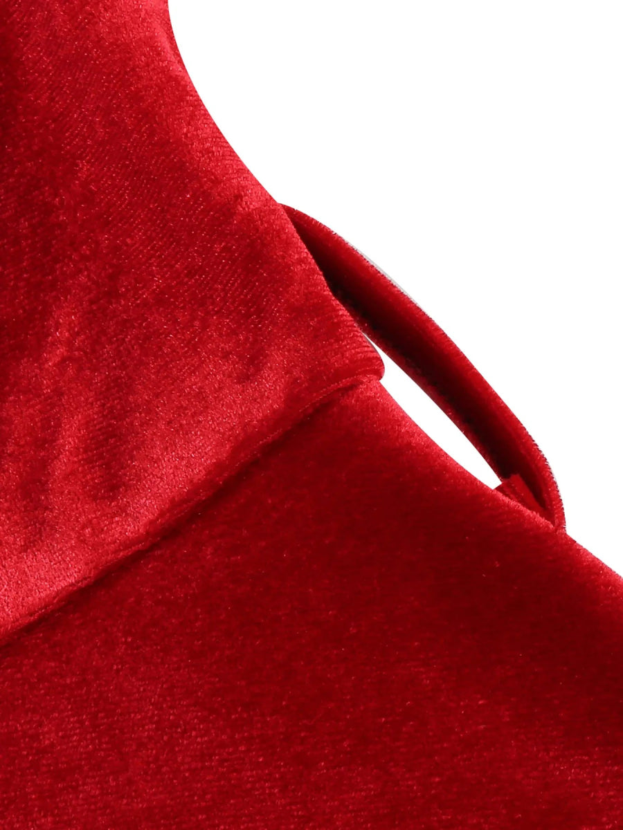 Robe Année 60 70 Bordeaux - Louise Vintage