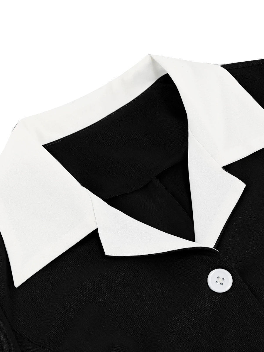 Robe Année 60 Chic Noire - Louise Vintage